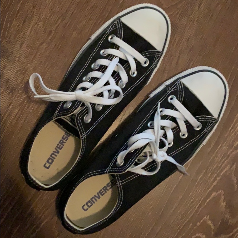 Just like new black converse